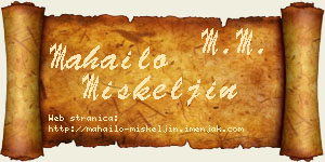 Mahailo Miškeljin vizit kartica